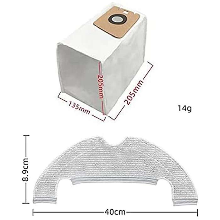 For Dreame Bot L10 Plus Main Brush Side Brush Dust Bag Filters Spare