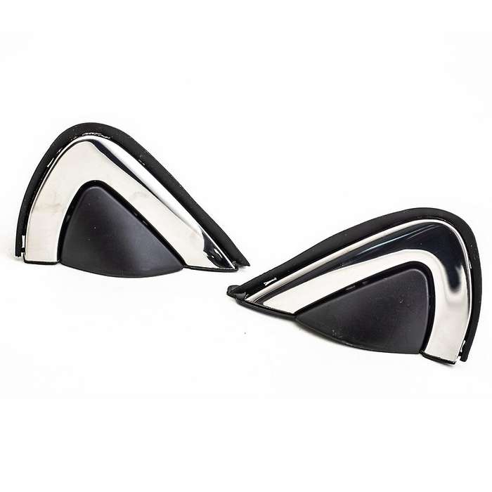 Side Rearview Mirror Triangle Plates Trim for Honda Cr-v Crv 2017-20