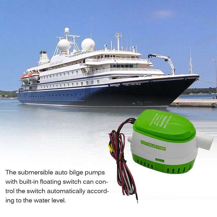 Dc 12v 1200gph Automatic Bilge Pump Submersible Boat Water Pump