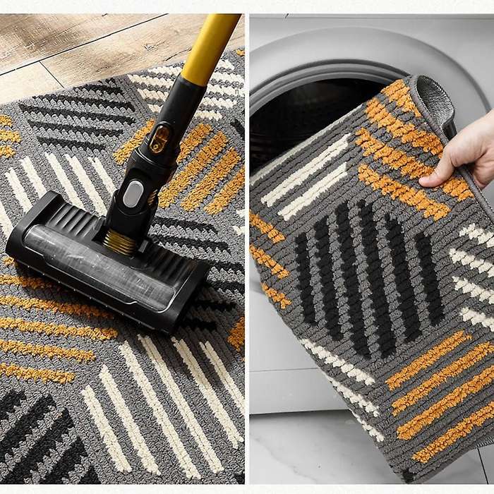 Striped Mat Entrance Door Mat Welcome Mats Bath Mat for Household L