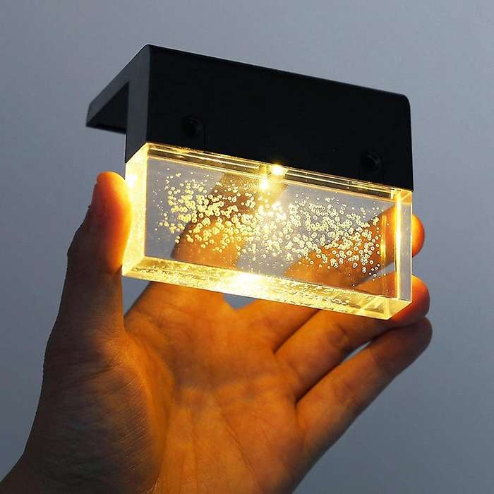 Led Solar Stair Outdoor Fence Light Garden Lights Ip55 Waterproof