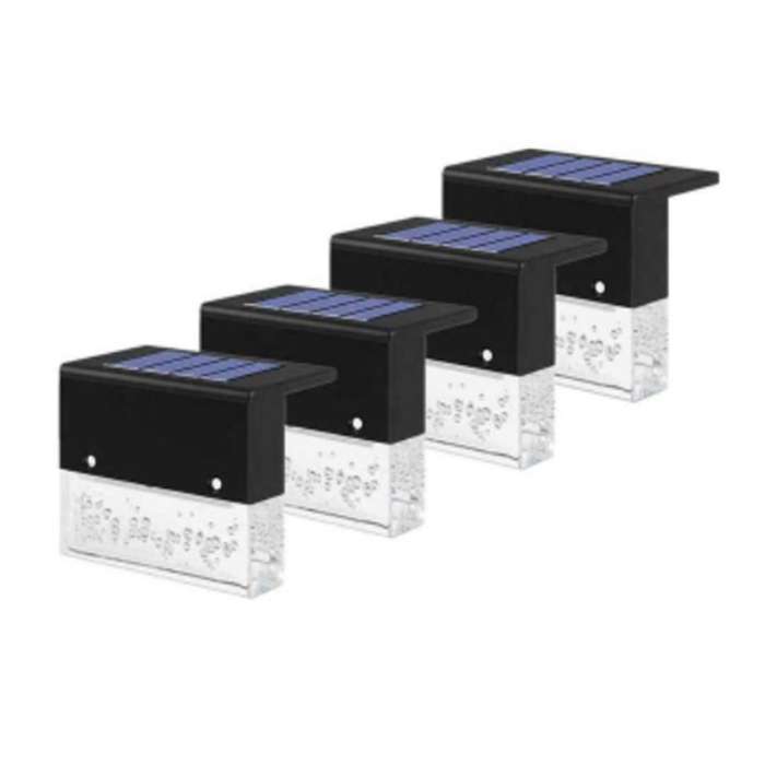 Led Solar Stair Outdoor Fence Light Garden Lights Ip55 Waterproof