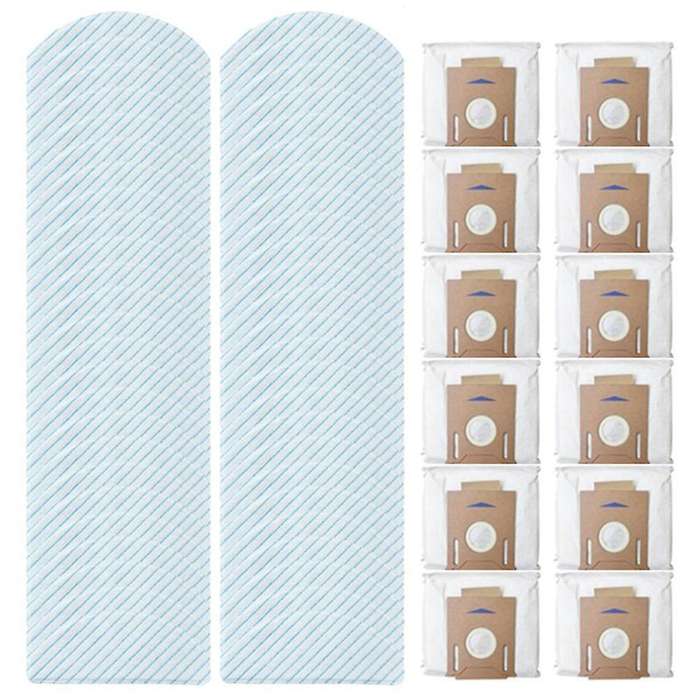 62pcs for Ecovacs Deebot Ozmo T8 T8 Aivi Vacuum Cleaner Rags Dust Bag