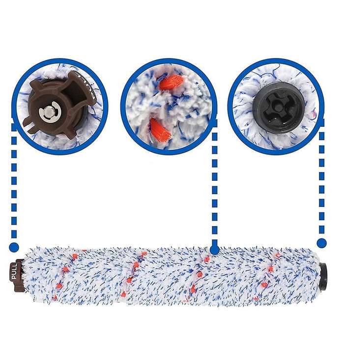 Filter Roller Brush for Bissell Crosswave 1713 Pet 2224e Cordless