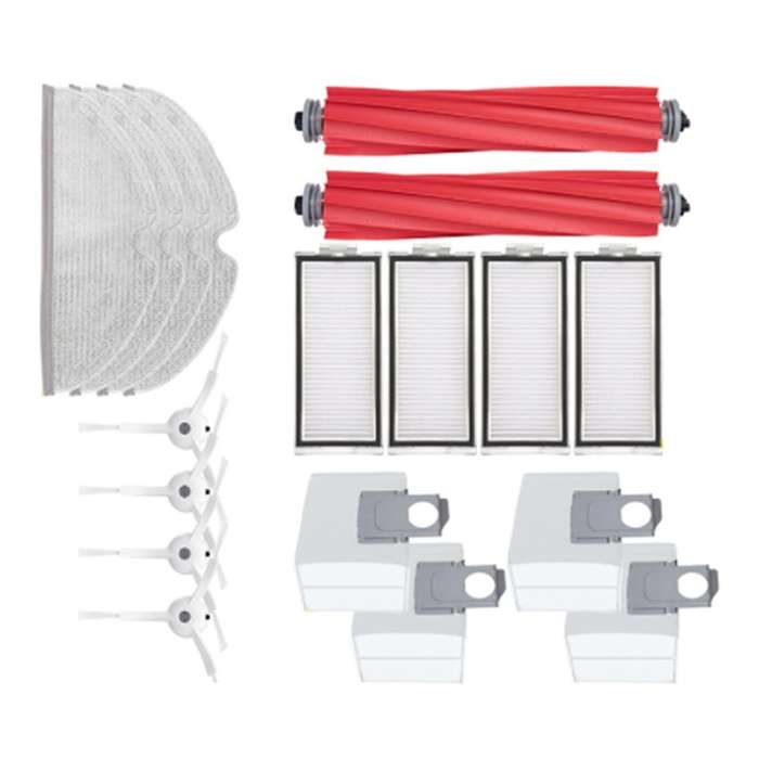1set Dust Bag Main Side Brush Hepa Filter Mop Rag for Xiaomi