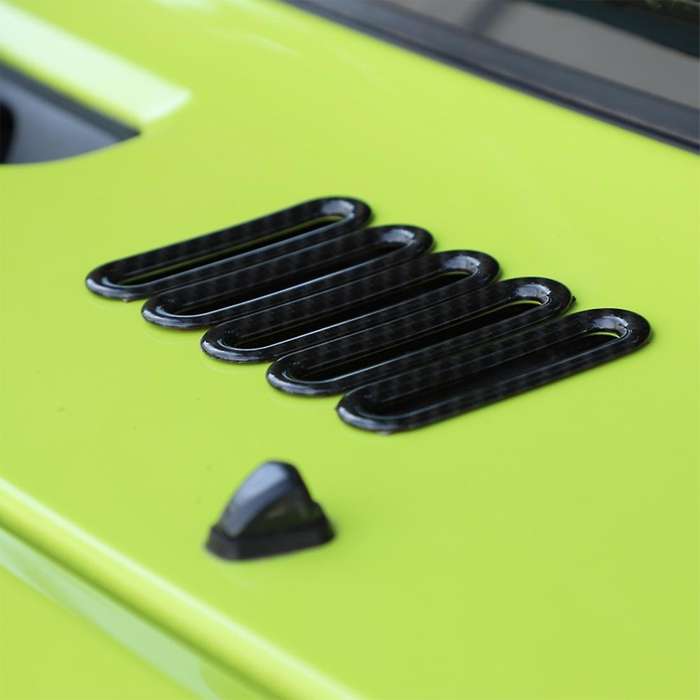 Car Air Inlet Outlet Vent Intake Decor Ring Stickers,abs Carbon Fiber