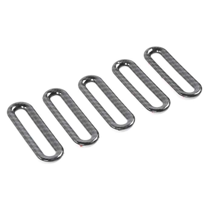 Car Air Inlet Outlet Vent Intake Decor Ring Stickers,abs Carbon Fiber