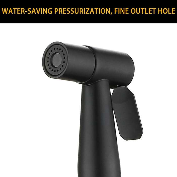 Black Toilet Bidet Sprayer Kit. Set Hand Hold Stainless Steel -us