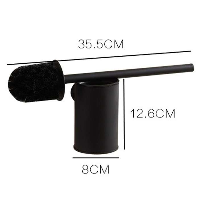 Bathroom Accessories Wall Mounted Black Bronze Toilet Brush Holder