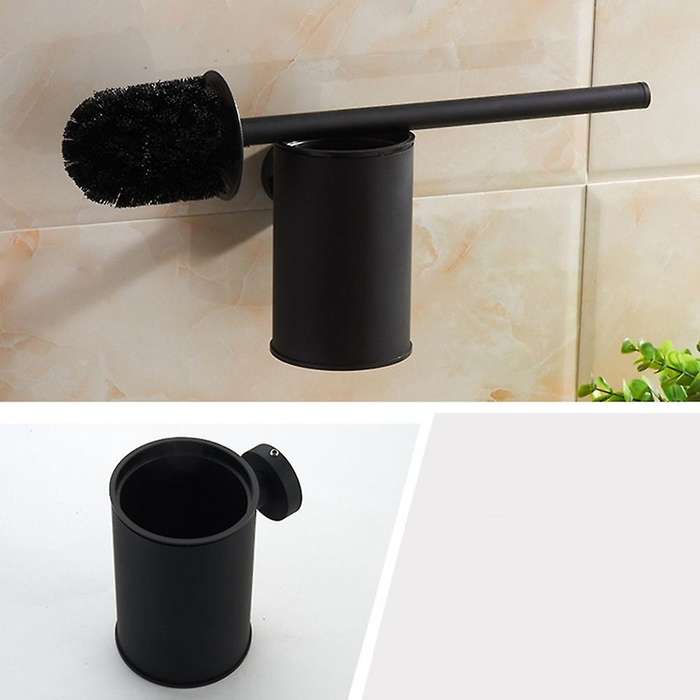 Bathroom Accessories Wall Mounted Black Bronze Toilet Brush Holder
