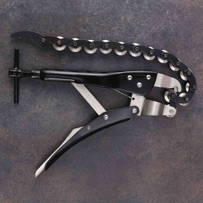 Universal Car Exhaust Pipe Cutter Plier Chain Lock-grip Wrench Tool