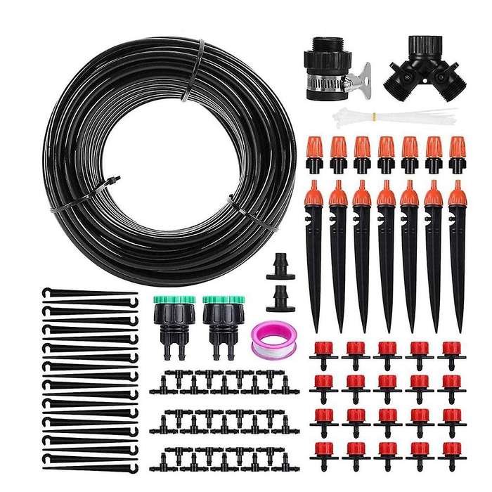 Garden Irrigation System Kit,adjustable for Greenhouse Patio Plants
