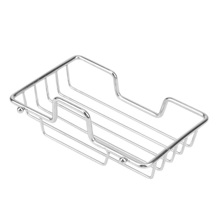 Shower Caddy Basket Shelf with Soap Holder 4-pack, Aluminum Shelves