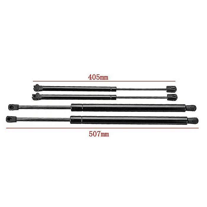 4pcs Rear Window+tailgate Gas Support Lift for Nissan R51 2005-2012