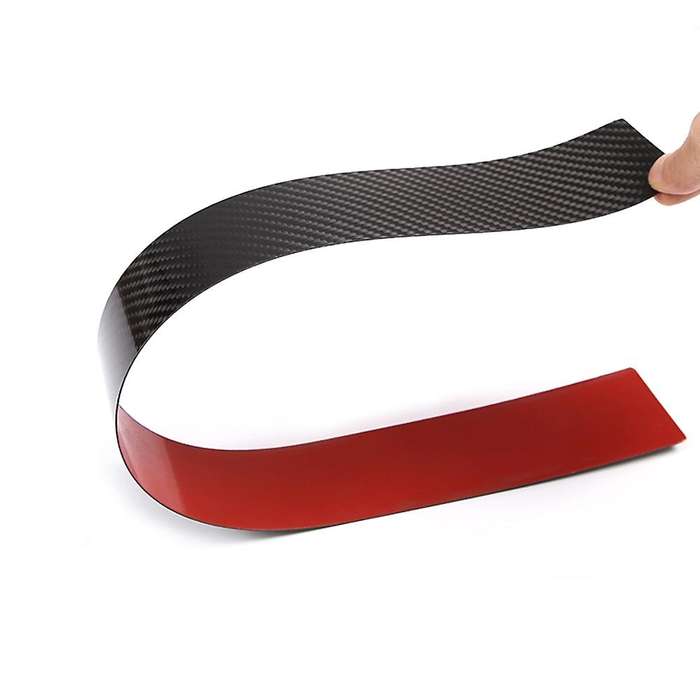 For Honda Civic Real Carbon Fiber Car Door Sticker Threshold Bar