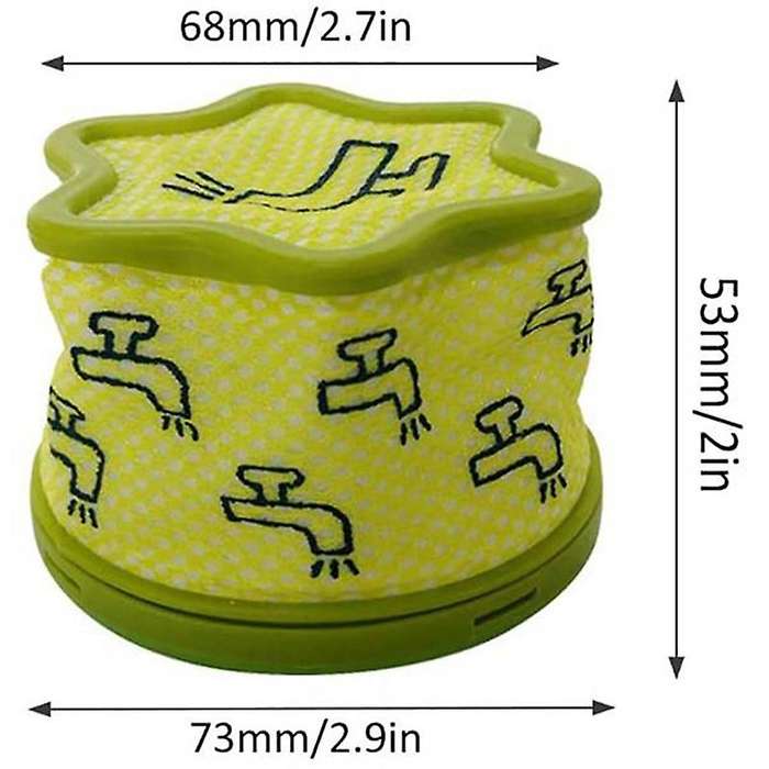 Vacuum Filter for Lg Vacuum Cleaner A9 Cord Zero. Compare to Part