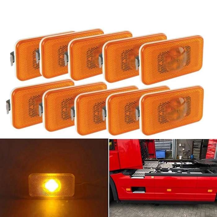 10pcs 24v Truck Led Side Side Lights Turn Signals for Renault Trucks