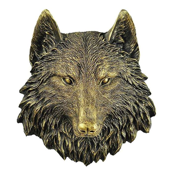 1pcs Animal Head Wall Decor Wolves Wall Decor Wall Statue Home Decor