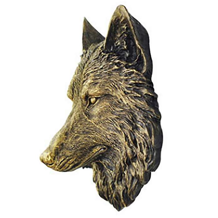 1pcs Animal Head Wall Decor Wolves Wall Decor Wall Statue Home Decor