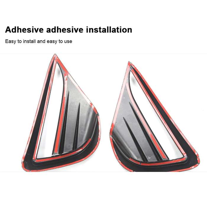 Car Fog Light Hoods for Tesla Model Y 2021-2022 Bright Carbon Fiber