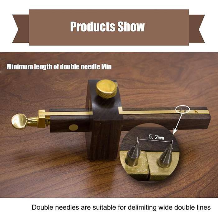 Mortise Gauge - Woodworking Scriber Marking Gauge, Wood Sliding