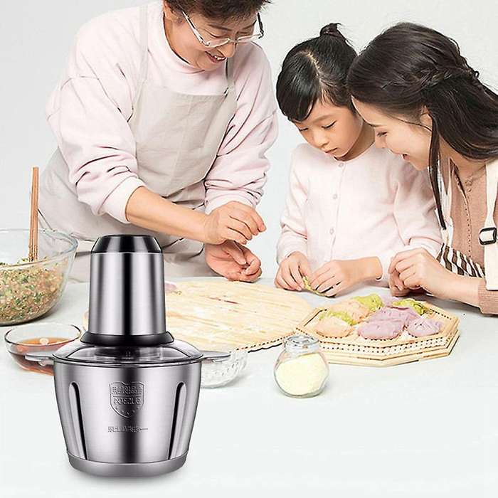 Meat Grinder 2l Blender Mixer Machine for Kitchen Nuts, Eu Plug