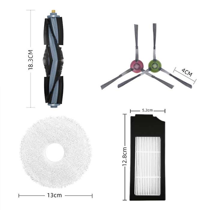 For Ecovacs Deebot X1 Omni Dust Bag Main Brush Kit Hepa Filter