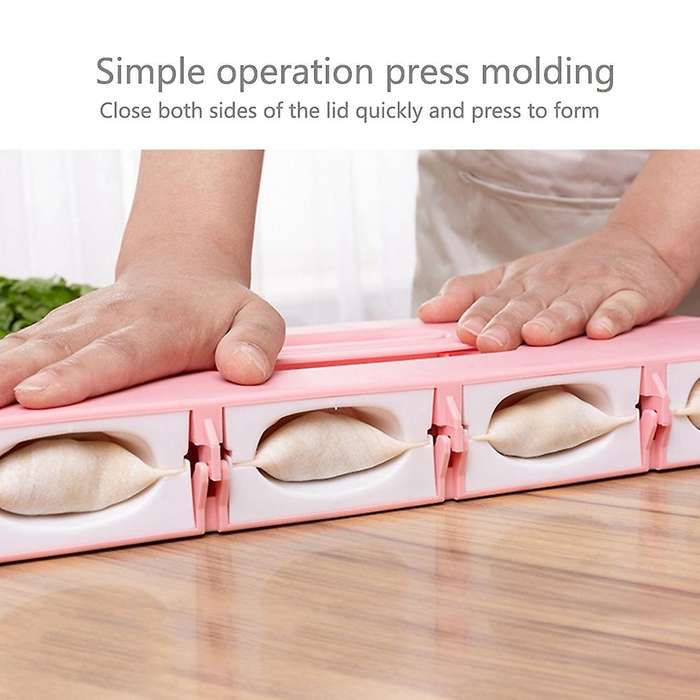 Dumplings Maker Jiaozi Make 8 Dumplings At A Time Baking Molds Blue