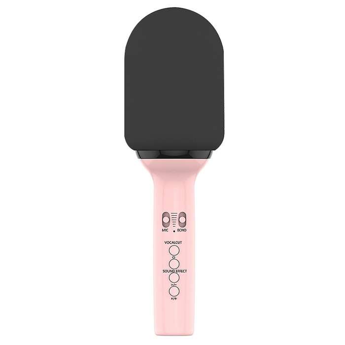 Wireless Bluetooth Dynamic Microphone Car Microphone Pink