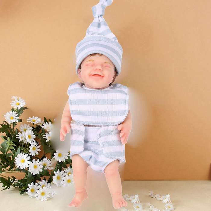 Reborn Baby Dolls Girls Smile 6 Inch Handmade for Daughter, Mother