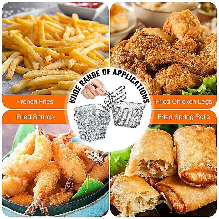 Fry Basket French Fry Holder Chip Mini Basket Food Baskets