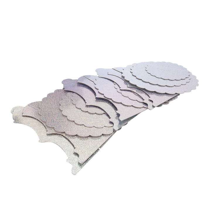 3 Tier Lasers Cake Holder Round Paper Cake Rack Birthday Decorations