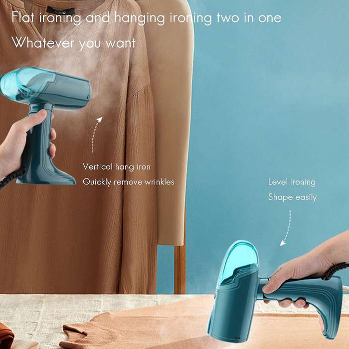 Handheld Garment Steamer 1500w Household Fabric Steam Iron Eu Plug