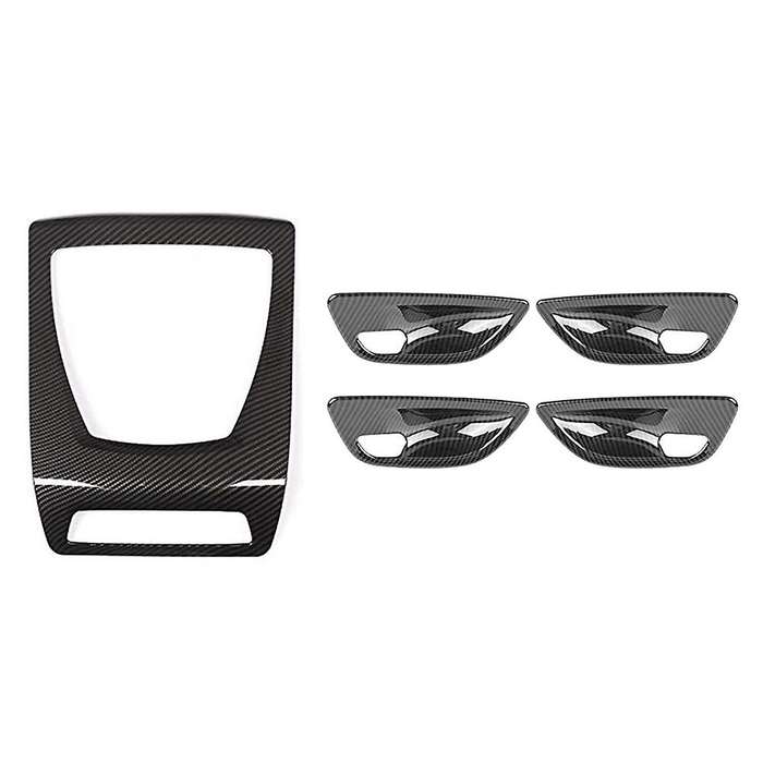 Car Styling Carbon Fiber Front Light Panel for Bmw 5 Series F10 F18