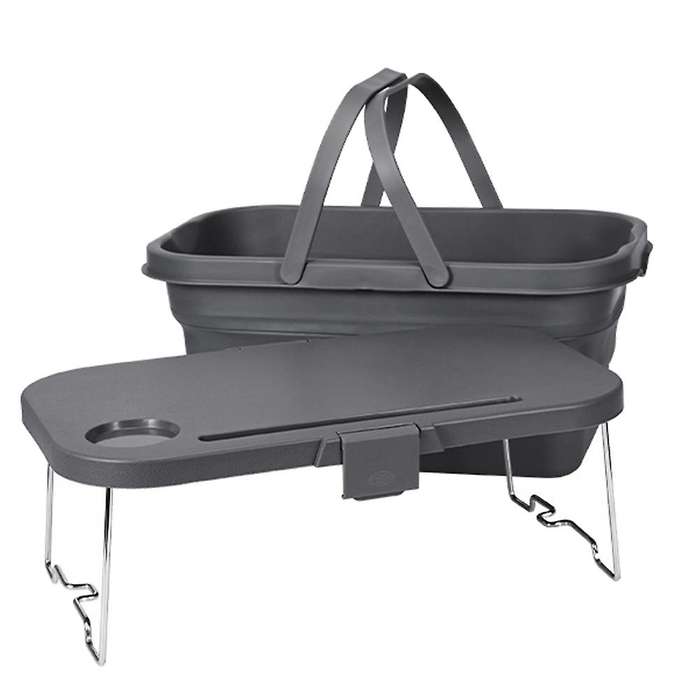 Folding Picnic Camping Basket Insulated Cooler Home Storage Basket
