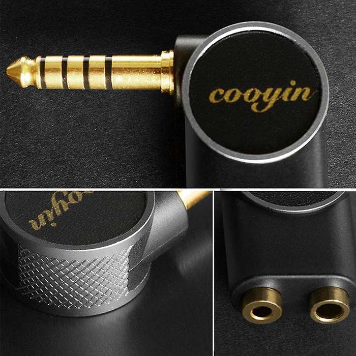 4.4 Mm Audio Adapter Male to 2.5mm 3.5mm Female Plug 24k Gold Plated
