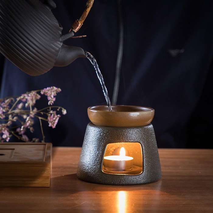 Ceramic Teapot Warmer Teapot Warmer for Heating Tea Coffee Etc