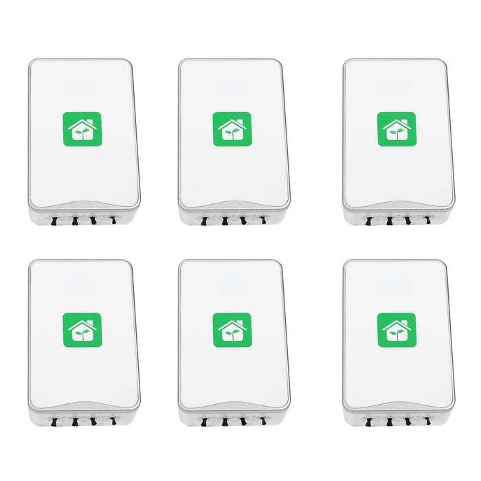 6x Pluggable Air Purifier Negative Ion Generator Purifier -us Plug