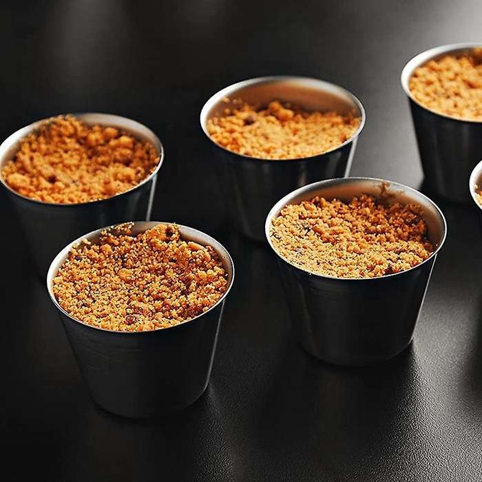 12 Pack Stainless Steel Condiment Sauce Cups