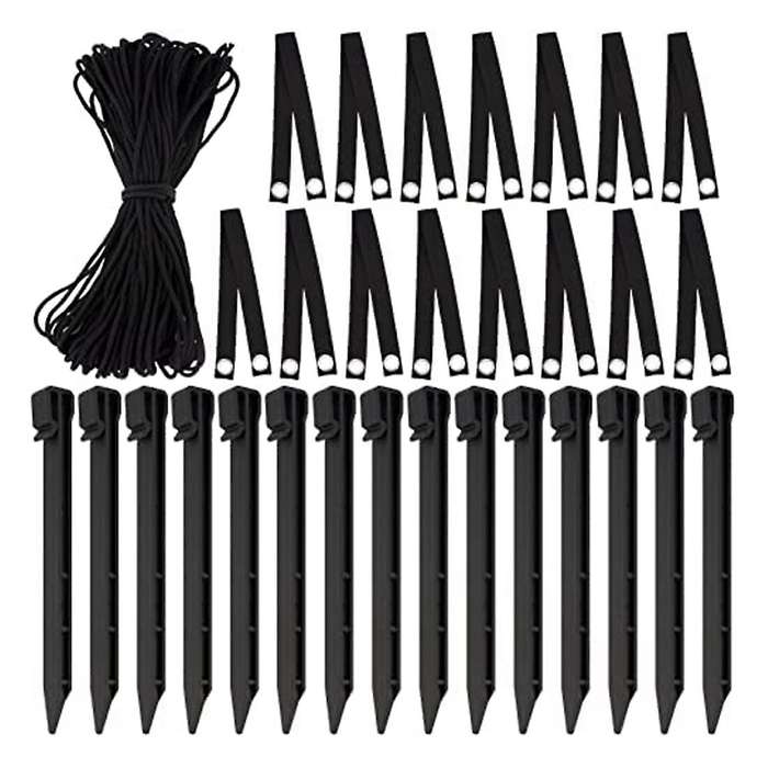 31 Pcs Tree Stake Kits, for Young Trees Against Wind, Straight Up Fix
