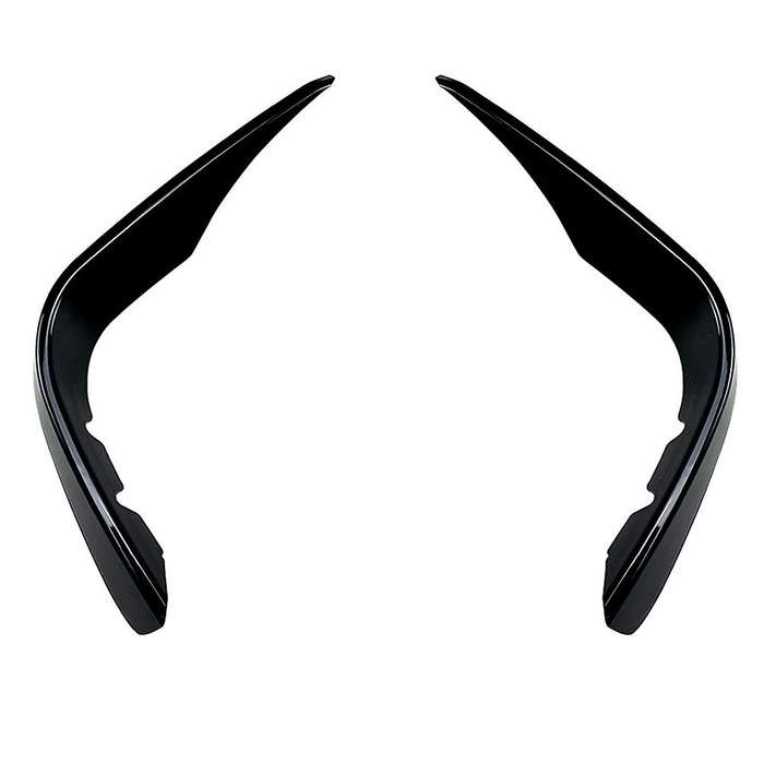 Front Bumper Fog Light Canard for Mercedes-benz Glc-class X253 Black