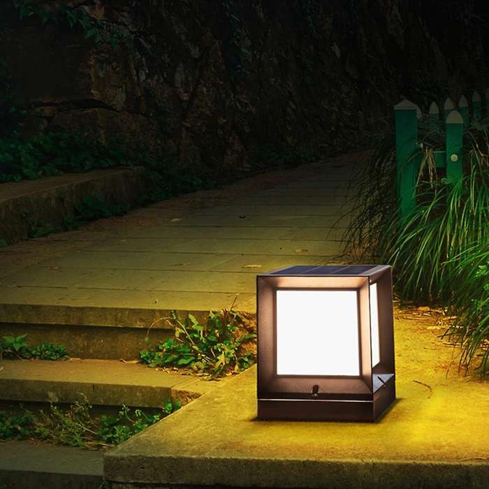 Solar Pillar Lamp for Garden Wall Lamp,fence Landscape Lamp Light