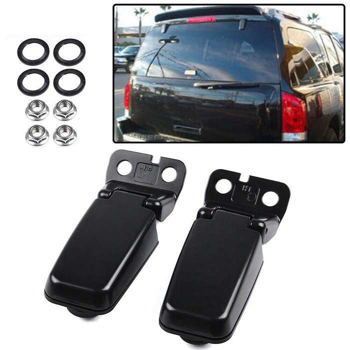 1 Pair Of Rear Tailgate Glass Hinges for Nissan -armada 2004-2015