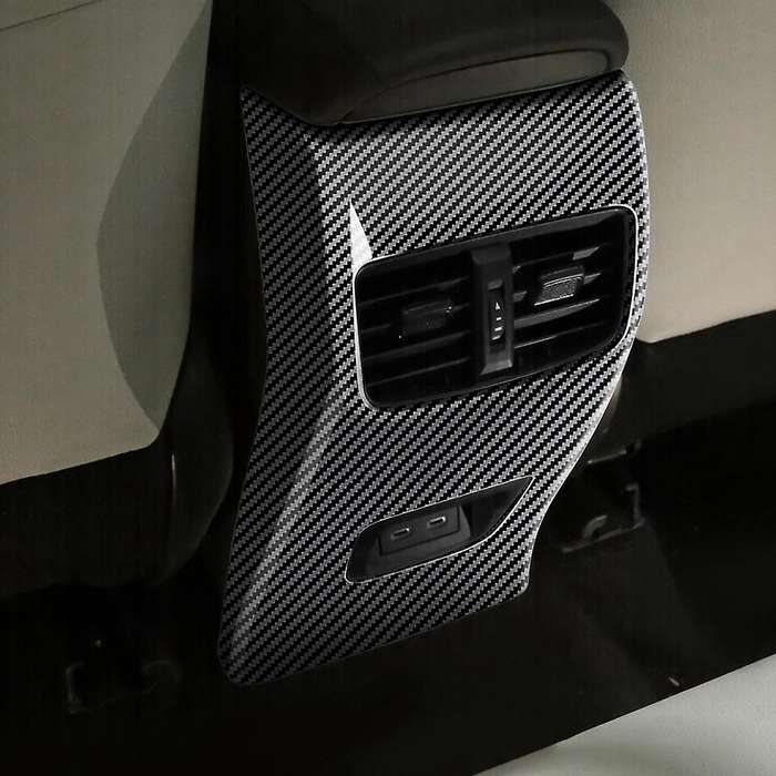 Carbon Fiber Air Condition Vent Outlet Frame Panel Cover Trim