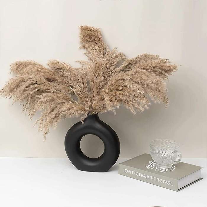 Nordic Ceramic Circular Hollow Office Desktop Interior Gift Decor-c