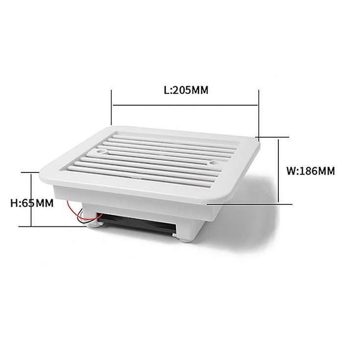 Universal Strong Wind Dust-proof Ventilation Fan Caravan Side Exhaust