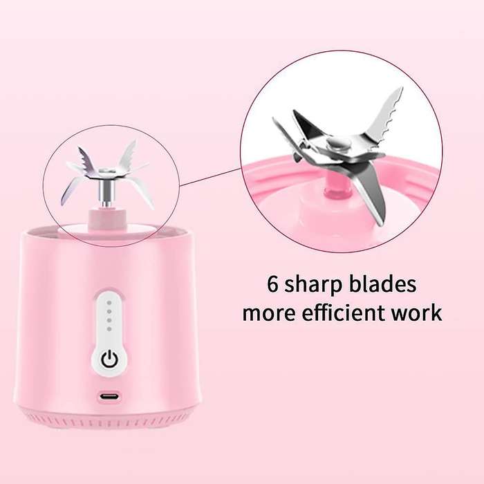 Personal Size Blender, Portable Blender, Smoothie Blender Pink