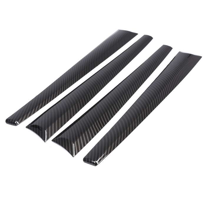 For Toyota Hilux 15-21 Inner Door Panel Trim Car Styling Carbon Fiber