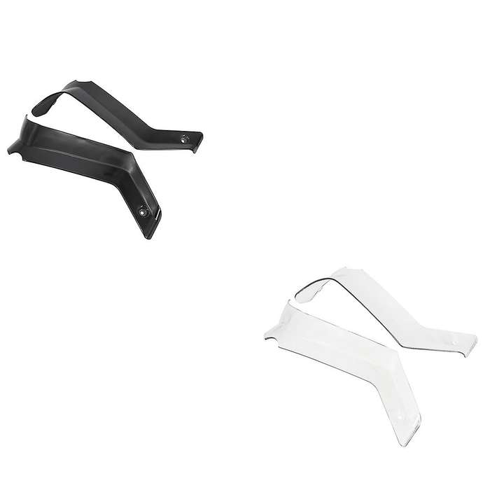 Motorcycle Side Windshield Side Panels Deflector (black)