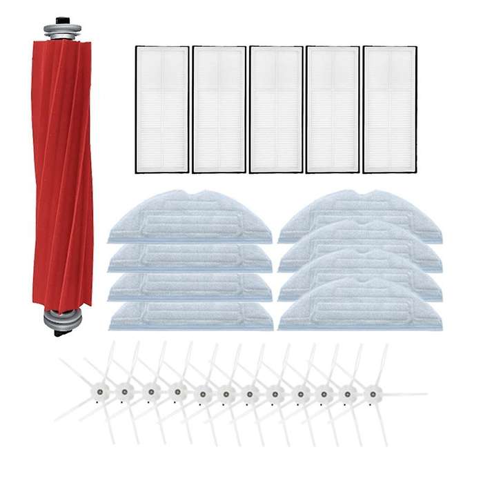 For Mi Roborock S7 Mop Cloth Hepa Filter Side Brush Detachable 10